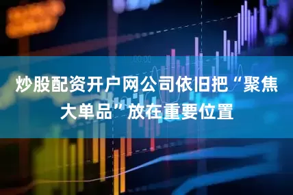 炒股配资开户网公司依旧把“聚焦大单品”放在重要位置